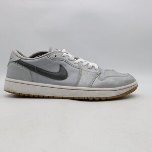 Nike Air Jordan 1 Low G Wolf Grey White Sneakers Men's Size 11.5 Golf Shoe